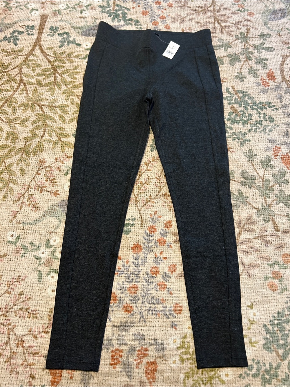 LOFT Charcoal Ponte Leggings